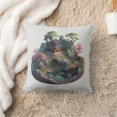 かわいい中国のファンタジー3Dランドスケープ枕 クッション (ブランケット)