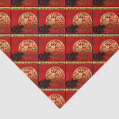 かわいい中国のラビットイヤー〔占星術の〕十二宮図誕生日組織P 薄葉紙 (詳細)