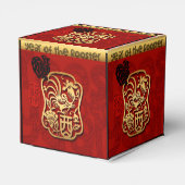 かわいい中国のルースターニューイヤー〔占星術の〕十二宮図誕生日CFB フェイバーボックス (裏面サイド)