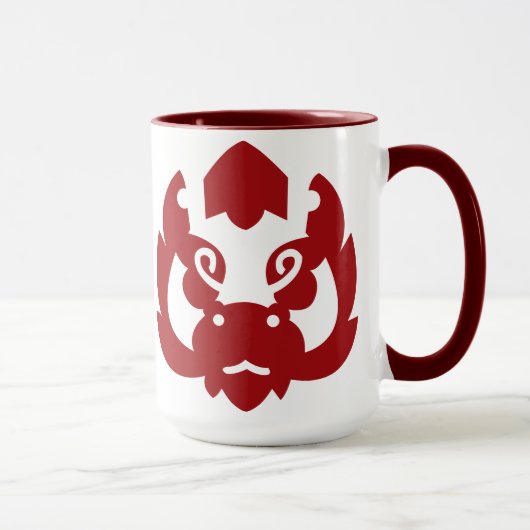 かわいい中国の占星術のドラゴン マグカップ (右)