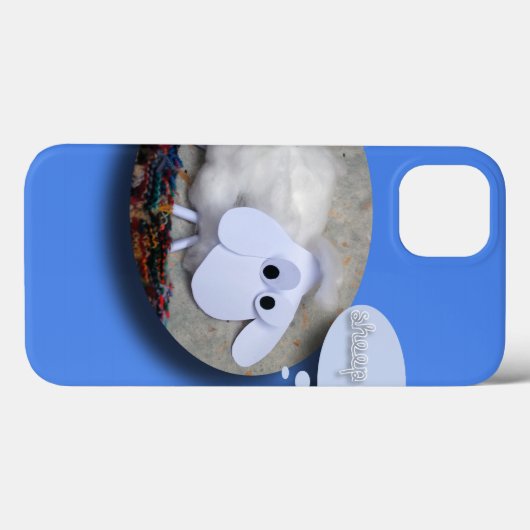 かわいい中国の羊の年〔占星術の〕十二宮図誕生日iPadケース Case-Mate iPhoneケース (裏面 (横))