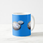 かわいい中国の羊の新年誕生日〔占星術の〕十二宮図マグ コーヒーマグカップ (正面右)