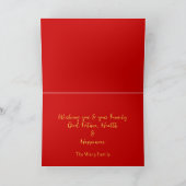 かわいい中国の馬年2026〔占星術の〕十二宮図誕生日HGC2 シーズンカード (内部)