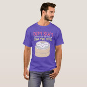かわいい中華料理のシュウマイ・ディムサム Tシャツ (正面フル)