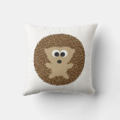 かわいい丸いハリネズミ クッション (裏面)