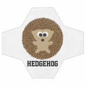 かわいい丸いハリネズミ サッカーボール (フラット)
