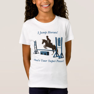 かわいい乗馬の子馬のジャンパー Tシャツ