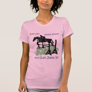 かわいい乗馬の馬のジャンパー Tシャツ