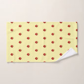 かわいい乙女のストロベリーオンクリーム バスタオルセット (ハンドタオル)