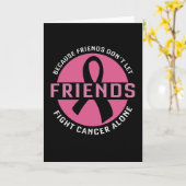 かわいい乳がん認識度仲間が団結をサポート カード (黄色い花)