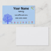 かわいい乳母の名刺 名刺 (正面/裏面)