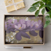 かわいい乳牛の子牛ルピネ花の切り離し 薄葉紙 (ギフト)