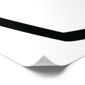 かわいい乳牛漫画ミルクカートンイラストレーション ポスター (角)