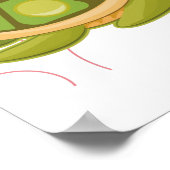 かわいい亀かわいいコレクション ポスター (角)