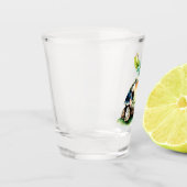 かわいい亀とビー ショットグラス (左)