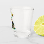 かわいい亀とビー ショットグラス (右)