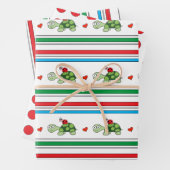 かわいい亀とラディバグのラッピング紙シート ラッピングペーパーシート (インサイチュ)