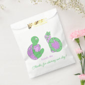 かわいい亀のカップル結婚ありがとう フェイバーバッグ (封をした状態)
