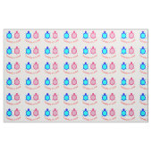 かわいい亀のカップル ファブリック (ファットクウォーター)