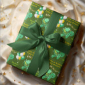 かわいい亀の三色の赤ちゃんシャワーパーソナライズされた ラッピングペーパー