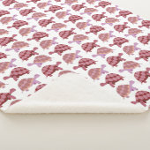 かわいい亀の型 シェルパブランケット (3/4)