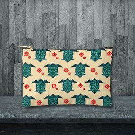 かわいい亀の折り紙 アクセサリーポーチ