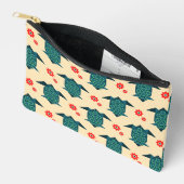 かわいい亀の折り紙 アクセサリーポーチ (見開き)