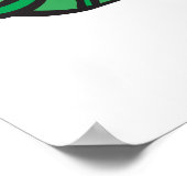 かわいい亀の背中 ポスター (角)