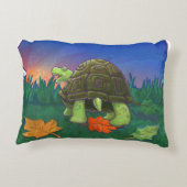 かわいい亀の頭と尾 アクセントクッション (裏面)