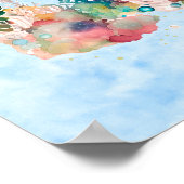 かわいい亀 ポスター (角)