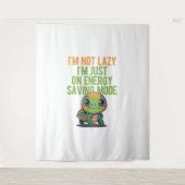 かわいい亀、怠惰な亀、エネルギーのモード救で タペストリー (正面)