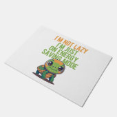 かわいい亀、怠惰な亀、エネルギーのモード救で ドアマット (アングル)