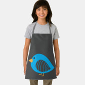 かわいい予測できなカラフルの鳥のエプロン エプロン (インサイチュ)