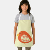 かわいい予測できなカラフルの鳥のエプロン エプロン (インサイチュ)
