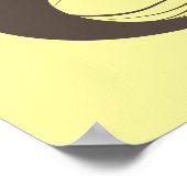 かわいい予測できなカラフルの鳥のポスター ポスター (角)