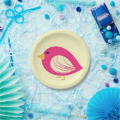 かわいい予測できなカラフル鳥紙プレート ペーパープレート (パーティー)