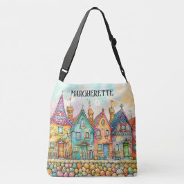 かわいい予測できな自転車の女の子 – 背面を参照 – トート