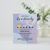 かわいい予算のドライブバイブライダルシャワー招待状 (スタンド正面)