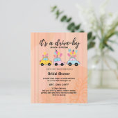 かわいい予算のドライブバイブライダルシャワー招待状 (スタンド正面)