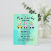 かわいい予算のドライブバイブライダルシャワー招待状 (スタンド正面)