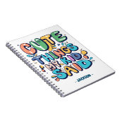 かわいい事子が言っカスタムた ノートブック (右側)