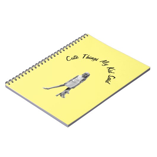 かわいい事私の子供がノートを言った ノートブック (左側)