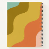 かわいい事私の子供はグルービーと言ったカラフル ノートブック (裏面)