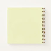 かわいい事私の子供は名前のノートパーソナライズされたを言った ノートブック (裏面)