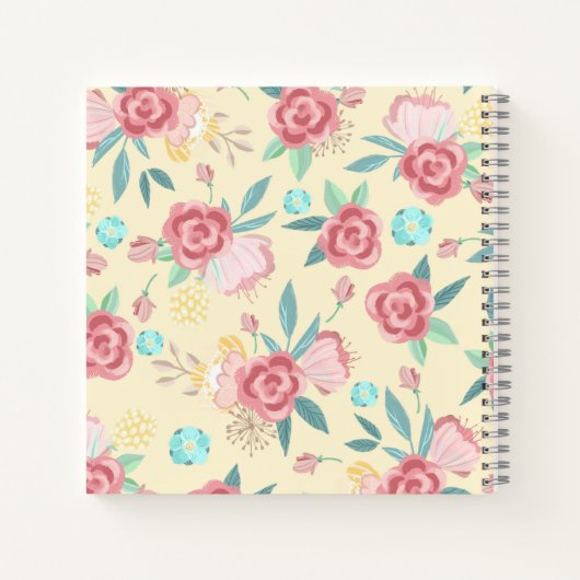 かわいい事私の生徒が言うフローラ先生 ノートブック (裏面)