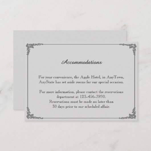 かわいい二人の新郎がキスするゲイのウェディング挿入図 招待状 (正面/裏面)