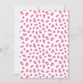 かわいい二人ワイルドガール2nd誕生日招待状 招待状 (裏面)