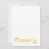 かわいい二人 |第2バースデーパーティーの写真 招待状 (裏面)