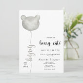 かわいい人が途中で赤ちゃんシャワーを浴びる 招待状 (スタンド正面)