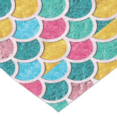 かわいい人カラフル魚はかりで測たち ロングテーブルランナー (コーナー)